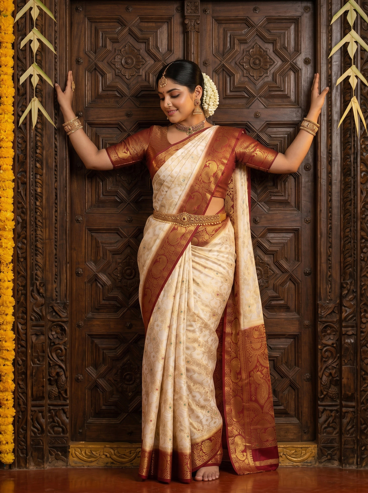 MIMOSA Saree Saree — pose 5 styling detail