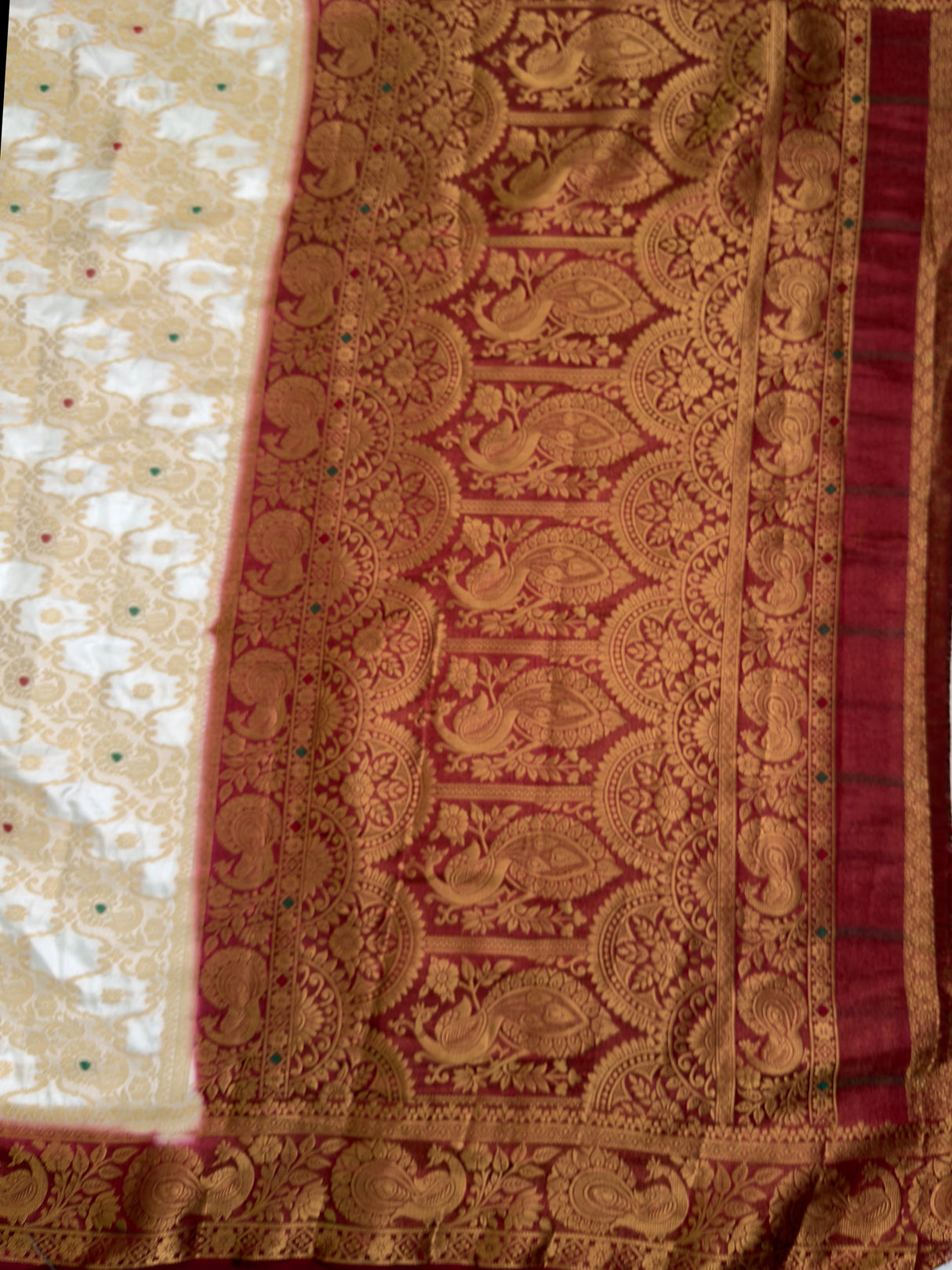 MIMOSA Saree Saree — pallu and zari work detail
