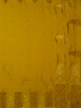 MIMOSA Gold Saree Saree — pallu and zari work detail