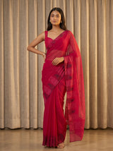 MIMOSA Rani Saree Saree — pose 4 styling detail