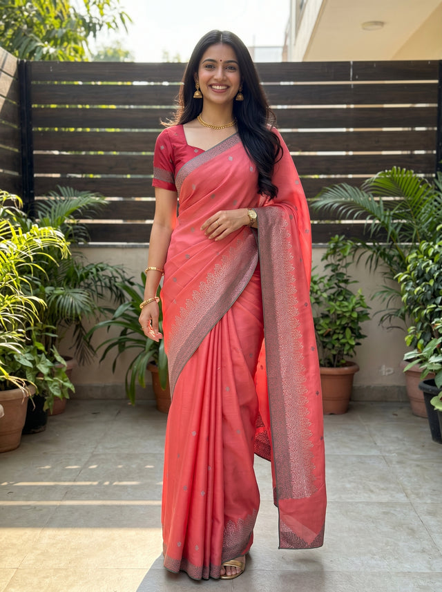 Gajari  Saree