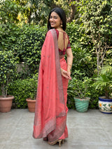 MIMOSA Gajari Saree Saree — pose 7 styling detail