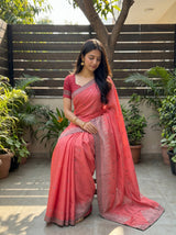 MIMOSA Gajari Saree Saree — pose 8 styling detail