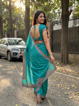 MIMOSA Rama Saree Saree — pose 2 styling detail