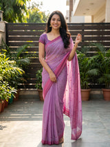MIMOSA Violet Saree Saree — pose 9 styling detail