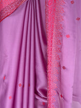 MIMOSA Violet Saree Saree — fleets shot full lifestyle
