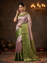 MIMOSA Magenta Kanjivaram Art Silk Saree — Mannequin Draped View
