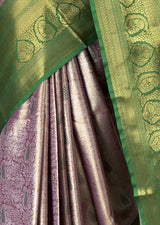 MIMOSA Magenta Kanjivaram Art Silk Saree — fleets shot full lifestyle