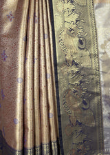 MIMOSA Maroon Kanjivaram Art Silk Saree — fleets shot full lifestyle