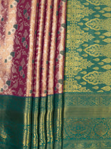 MIMOSA Gajari Kanjivaram Art Silk Saree — fleets shot full lifestyle