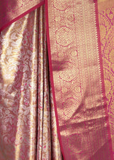 MIMOSA Gajari Kanjivaram Art Silk Saree — fleets shot full lifestyle