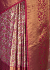 MIMOSA Gajari Kanjivaram Art Silk Saree — fleets shot full lifestyle