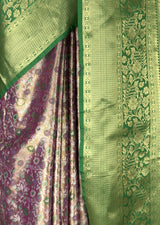 MIMOSA Magenta Kanjivaram Art Silk Saree — fleets shot full lifestyle