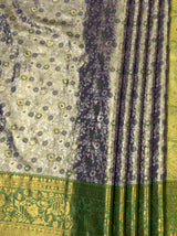 MIMOSA Violet Kanjivaram Art Silk Saree — fleets shot full lifestyle