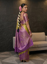 MIMOSA Olive Saree Saree — pose 7 styling detail