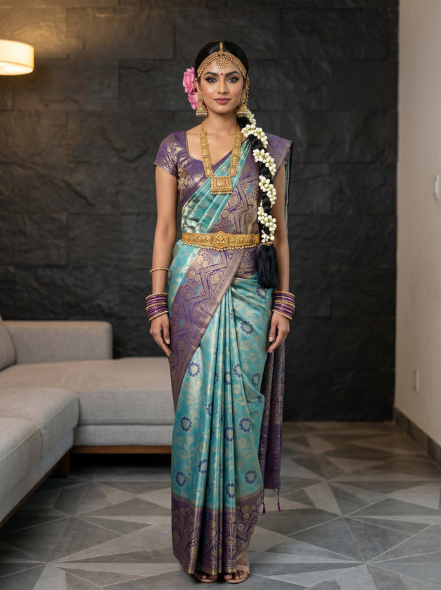 Sapphire  Saree