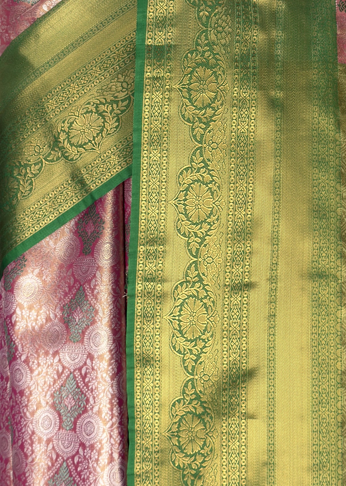 MIMOSA Gajari Kanjivaram Art Silk Saree — fleets shot full lifestyle
