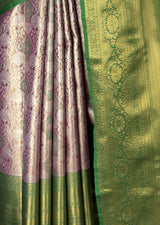 MIMOSA Magenta Kanjivaram Art Silk Saree — fleets shot full lifestyle