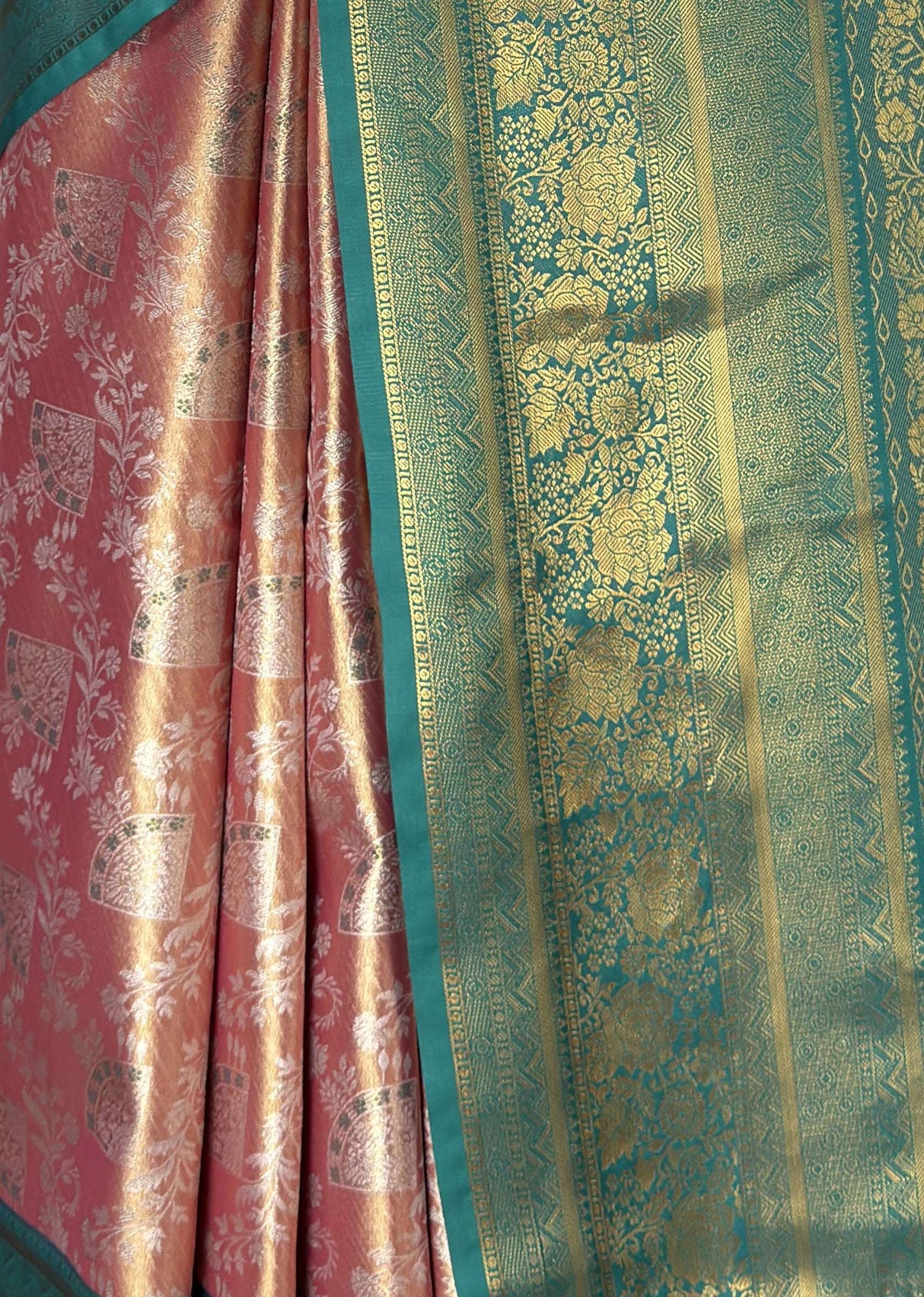 MIMOSA Gajari Kanjivaram Art Silk Saree — fleets shot full lifestyle