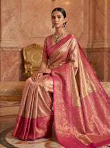 MIMOSA Gajari Kanjivaram Art Silk Saree — pose 8 styling detail