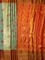 MIMOSA Saree Saree — pallu and zari work detail