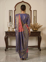 MIMOSA Rani Kanjivaram Art Silk Saree — background detail