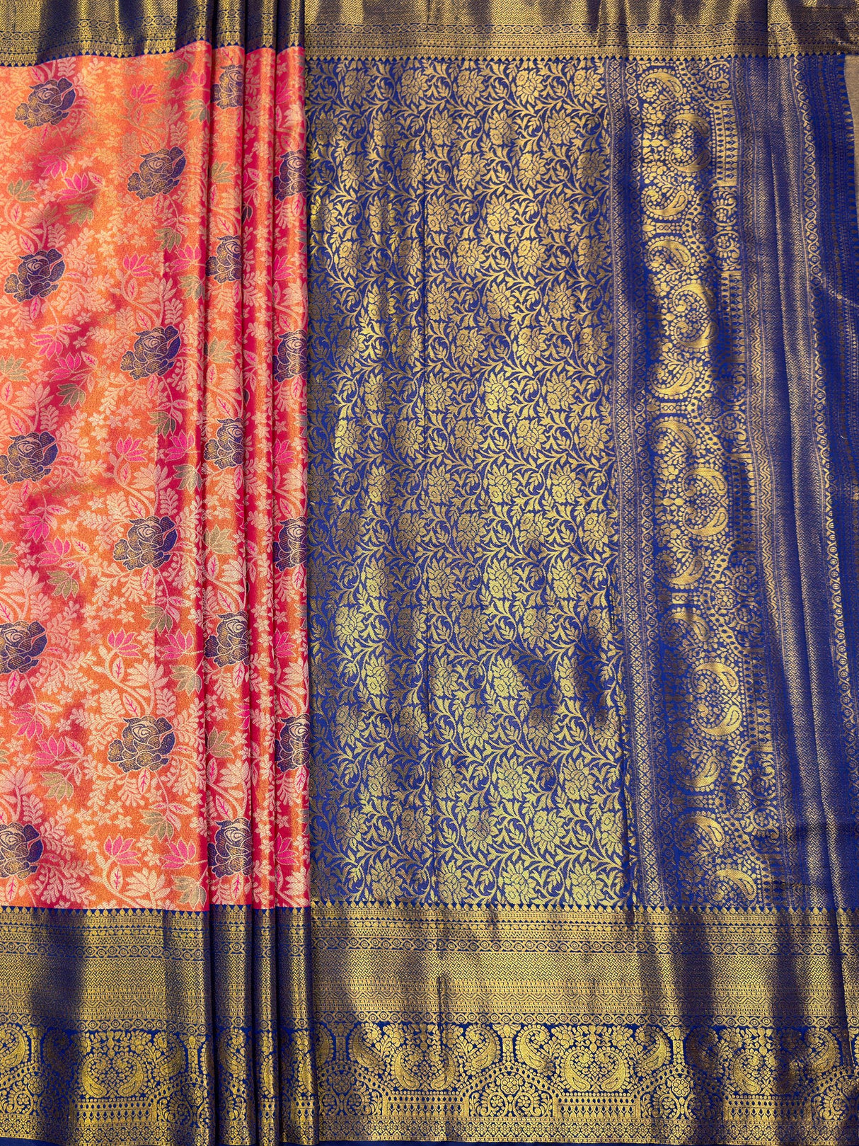 MIMOSA Saree Saree — pallu and zari work detail