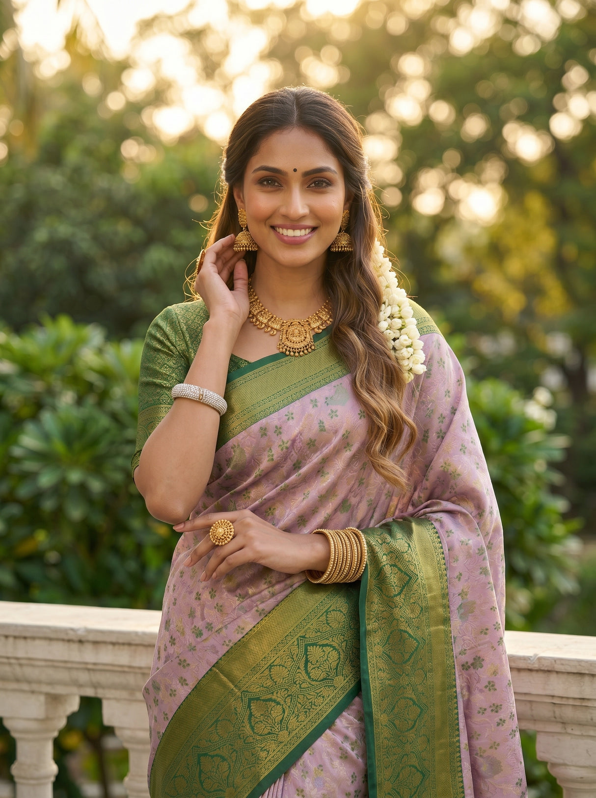 MIMOSA Saree Saree — pose 10 styling detail