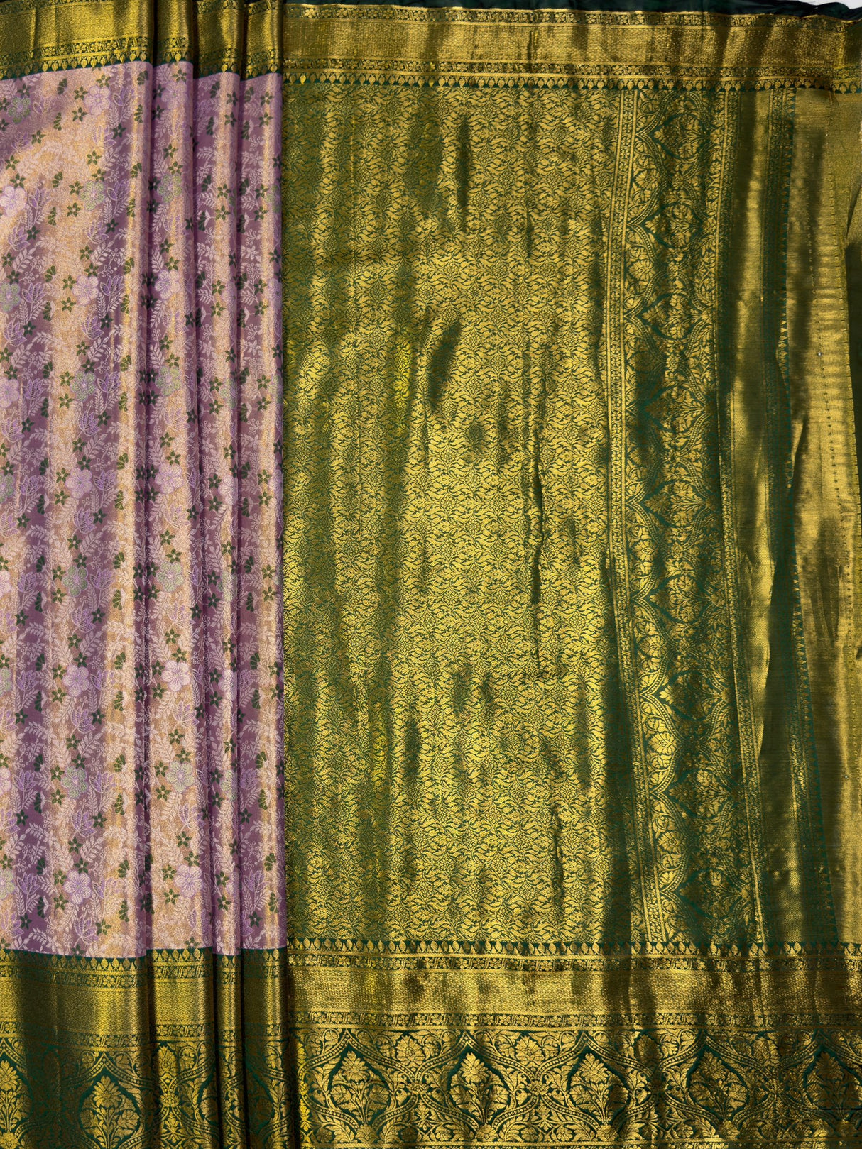 MIMOSA Saree Saree — pallu and zari work detail