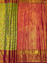 MIMOSA Saree Saree — pallu and zari work detail