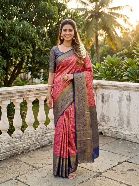 MIMOSA Saree Saree — front view on mannequin