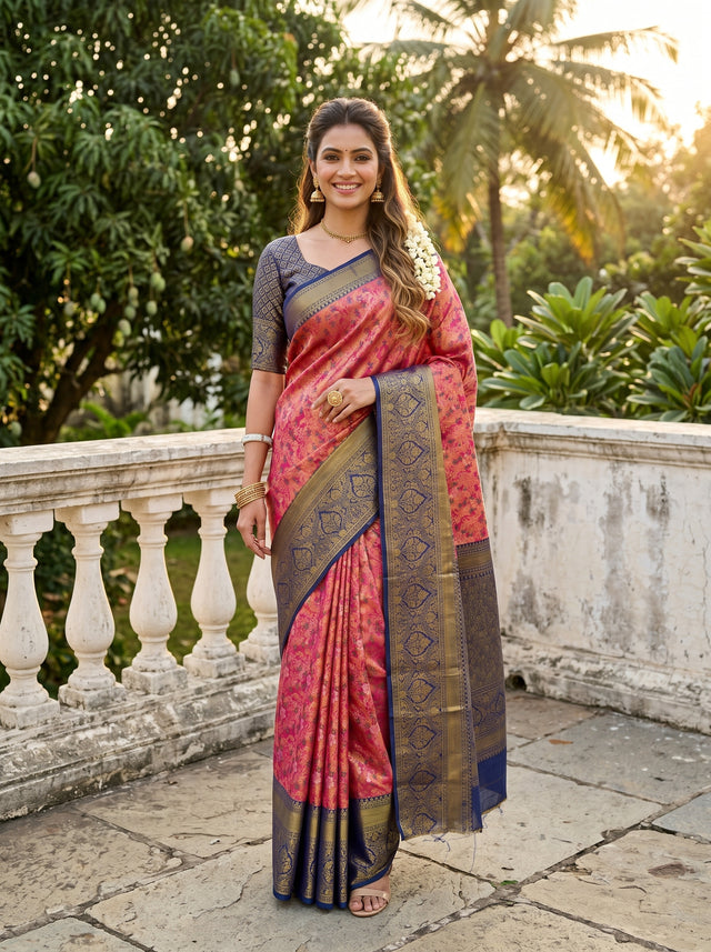 MIMOSA Saree Saree — front view on mannequin