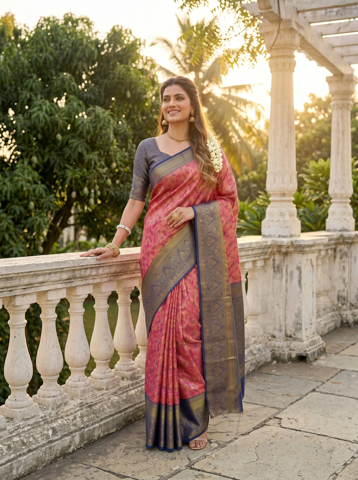 MIMOSA Saree Saree — pose 5 styling detail
