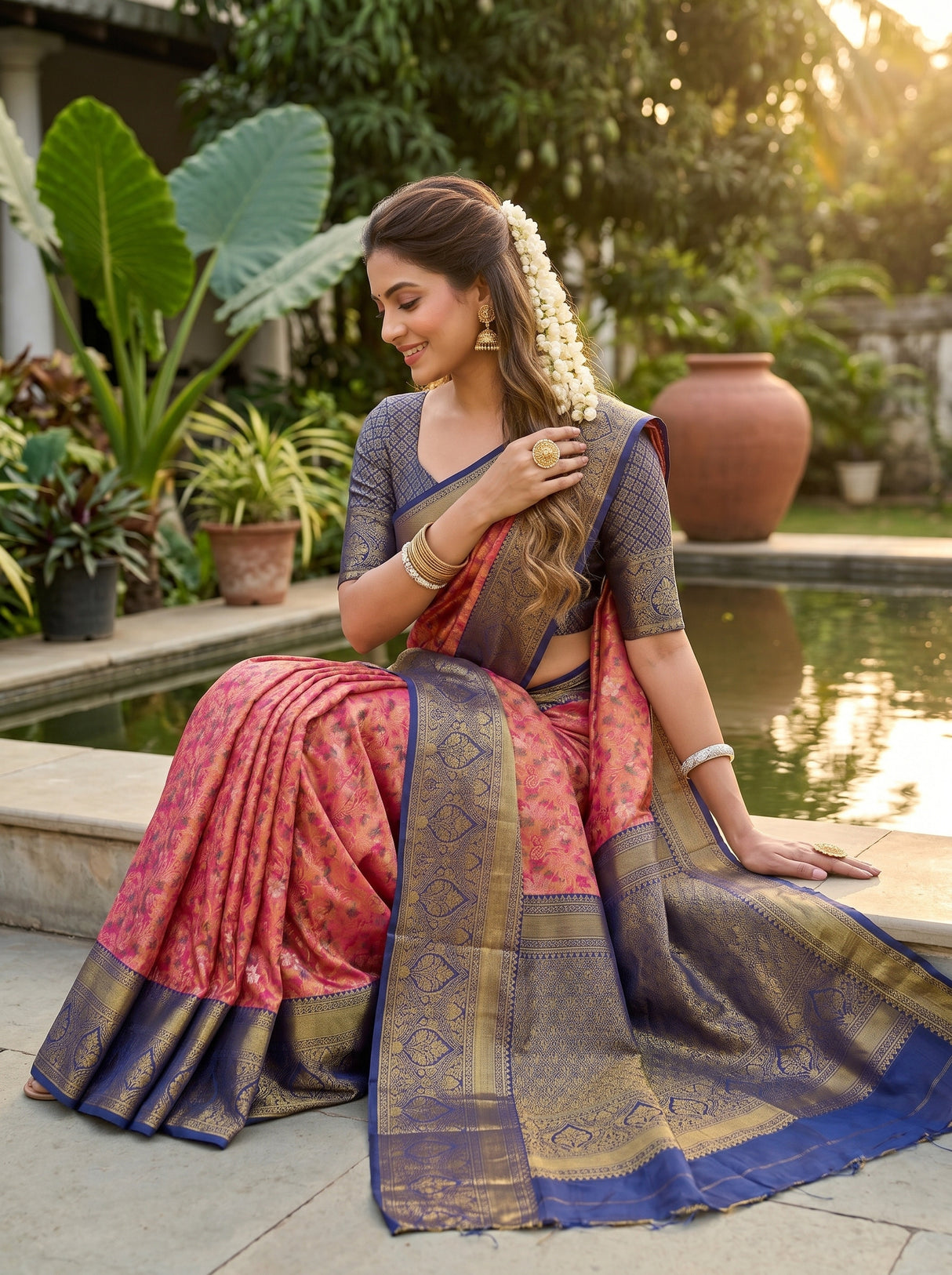 MIMOSA Saree Saree — pose 8 styling detail