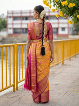 MIMOSA Saree Saree — pose 2 styling detail