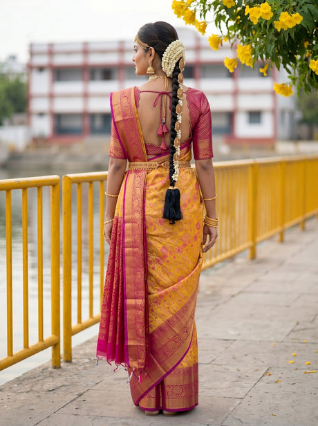 MIMOSA Saree Saree — pose 2 styling detail