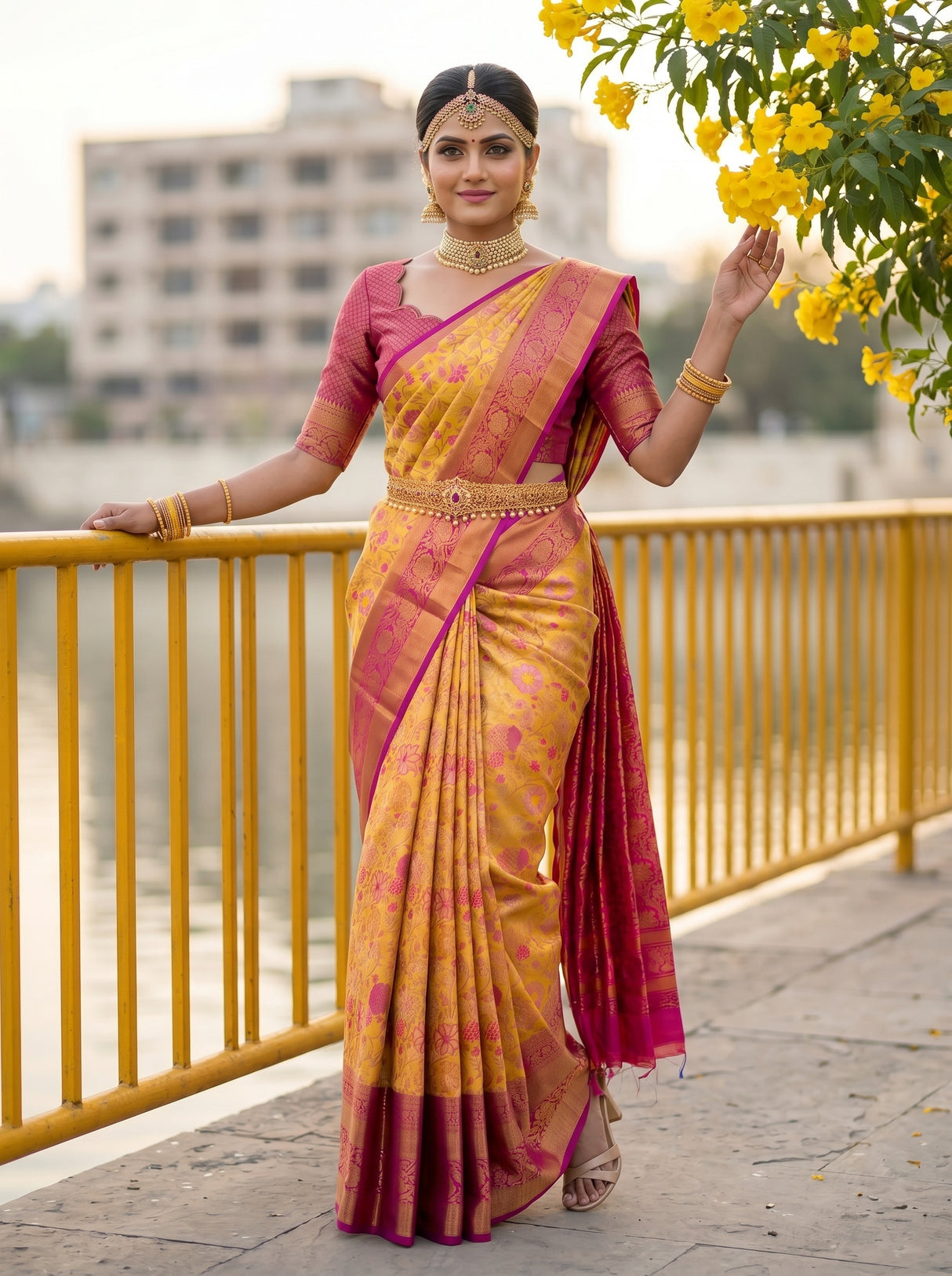 MIMOSA Saree Saree — pose 5 styling detail