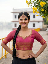 MIMOSA Saree Saree — blouse close-up