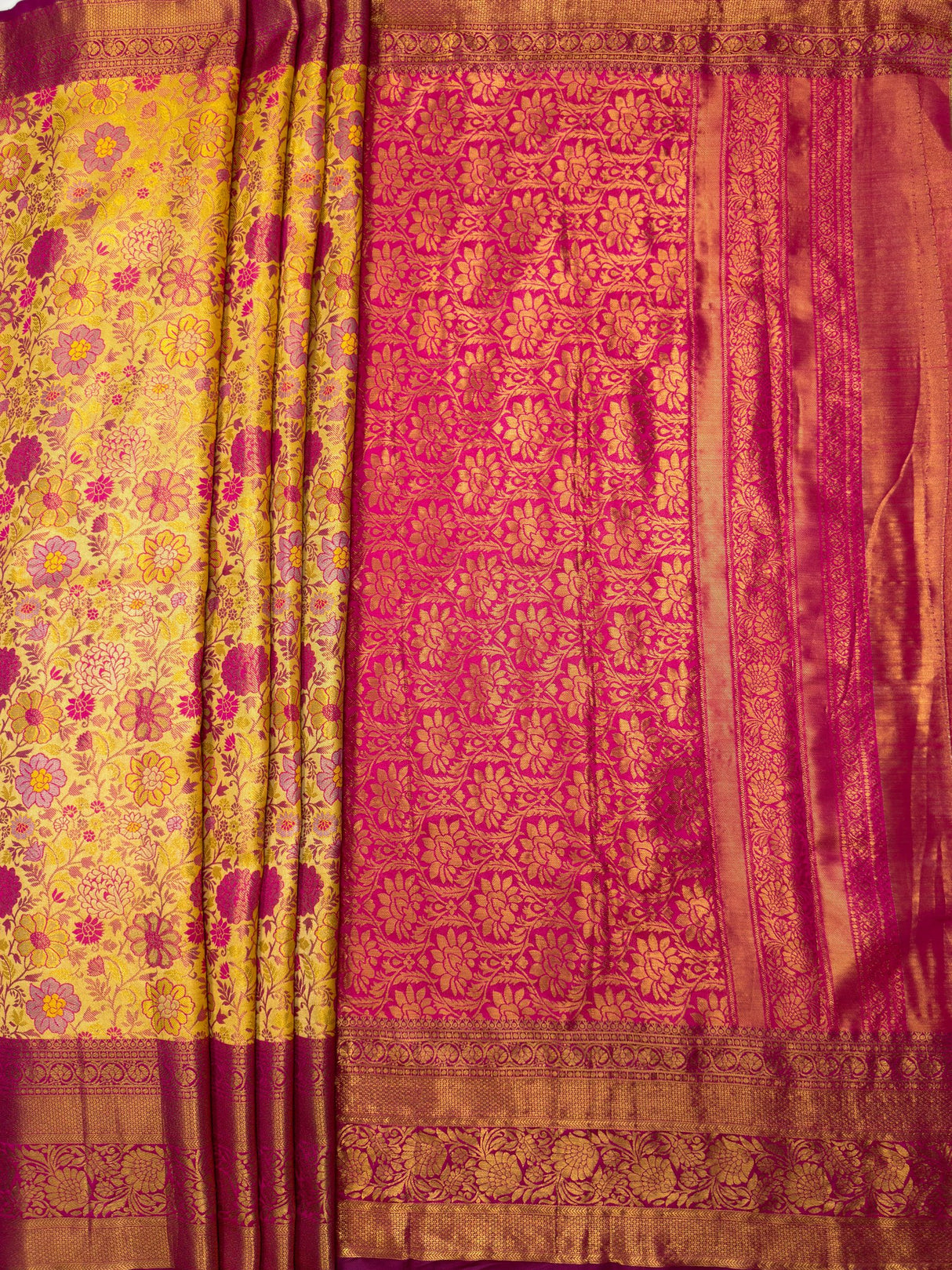 MIMOSA Saree Saree — pallu and zari work detail