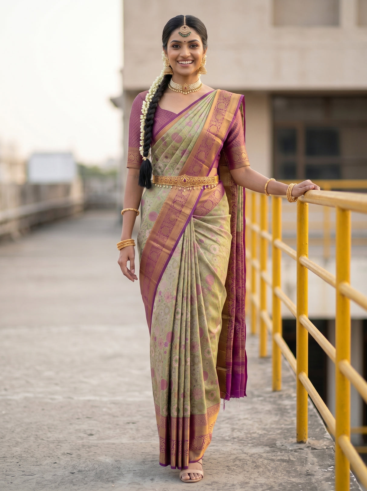 MIMOSA Saree Saree — pose 6 styling detail