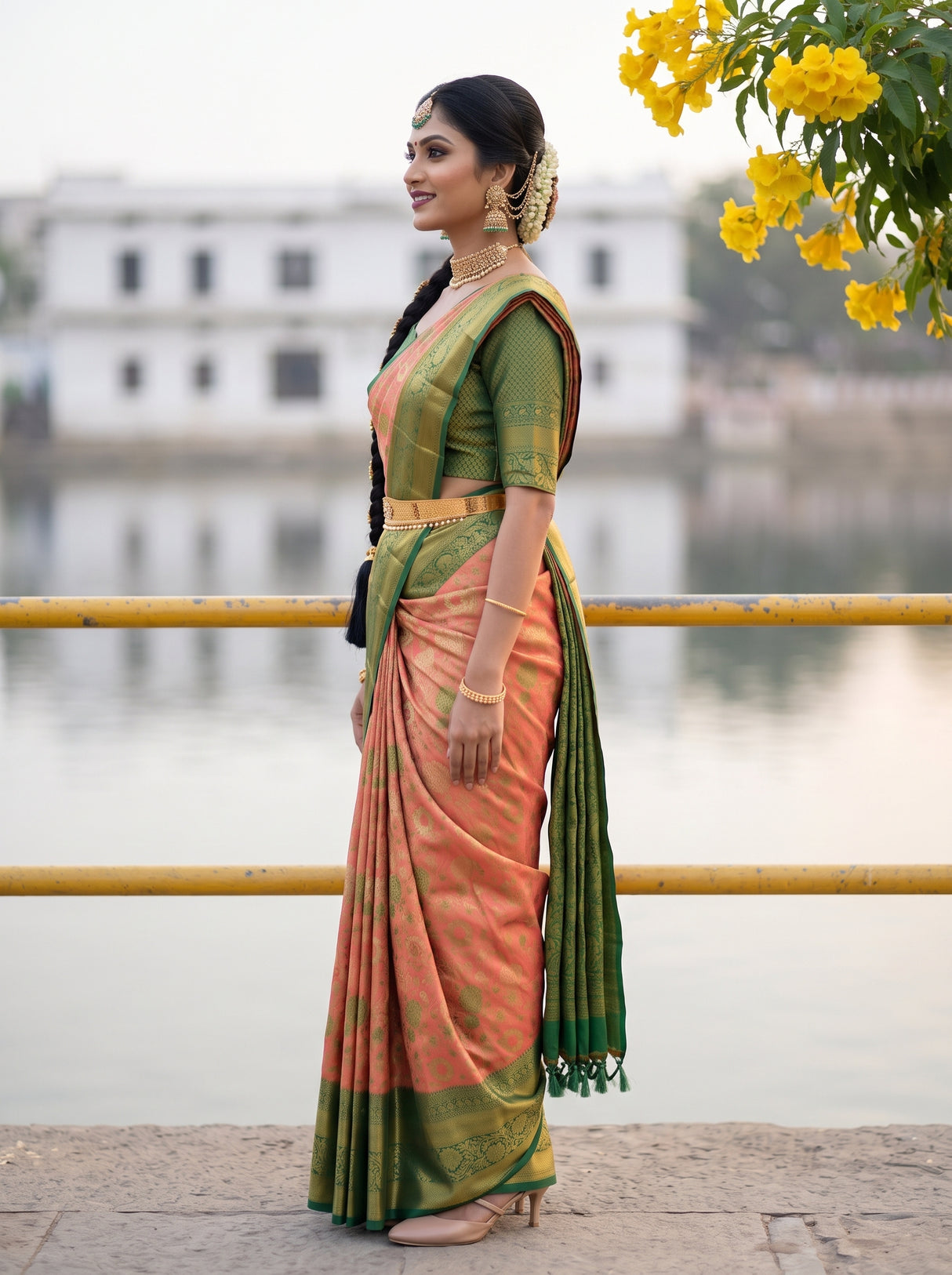 MIMOSA Saree Saree — pose 3 styling detail