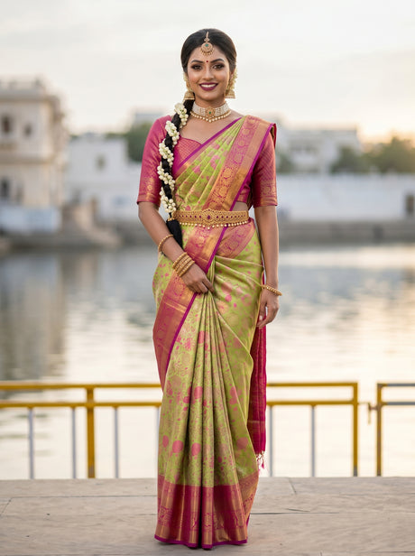 MIMOSA Saree Saree — front view on mannequin