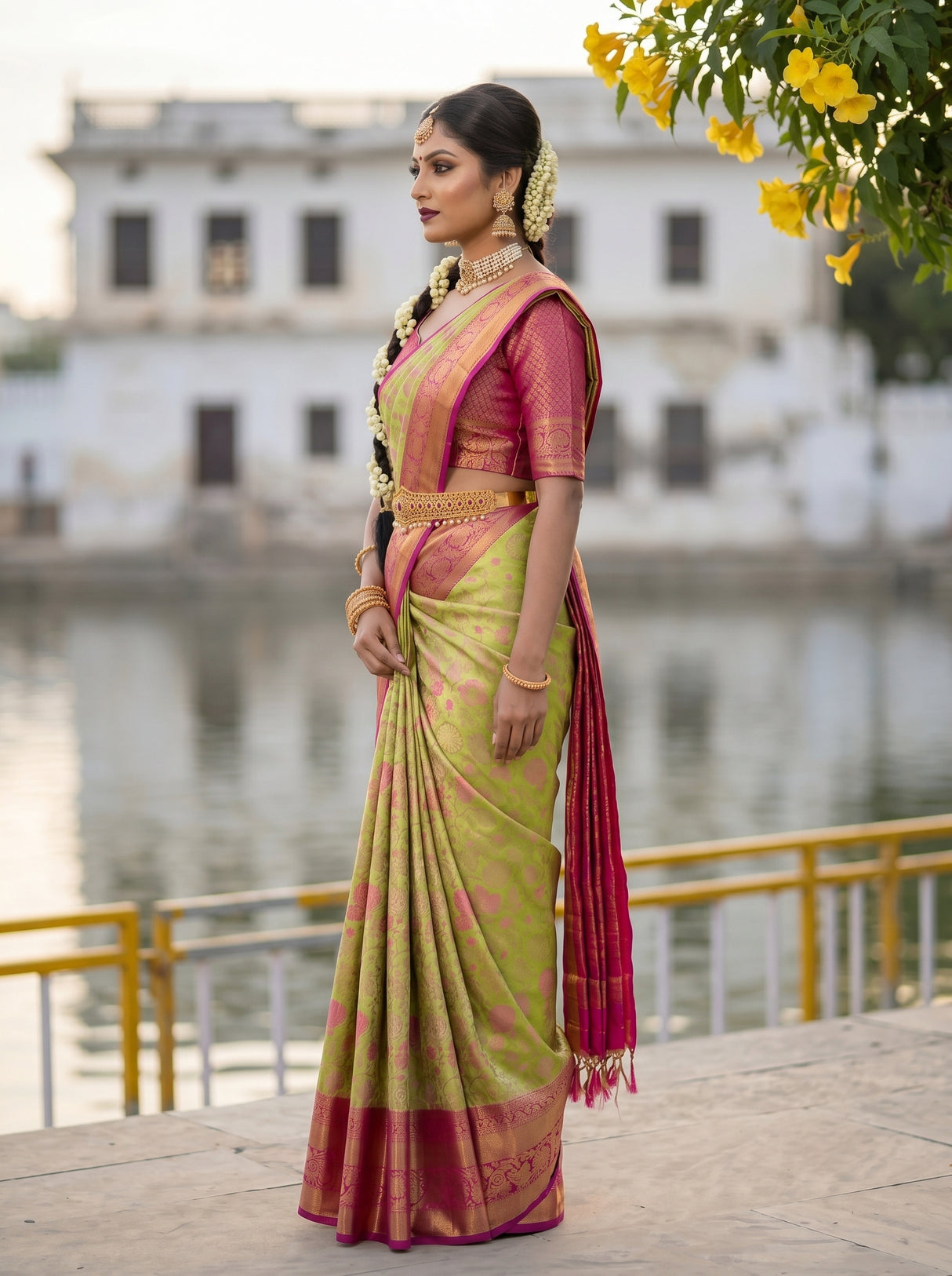 MIMOSA Saree Saree — pose 3 styling detail