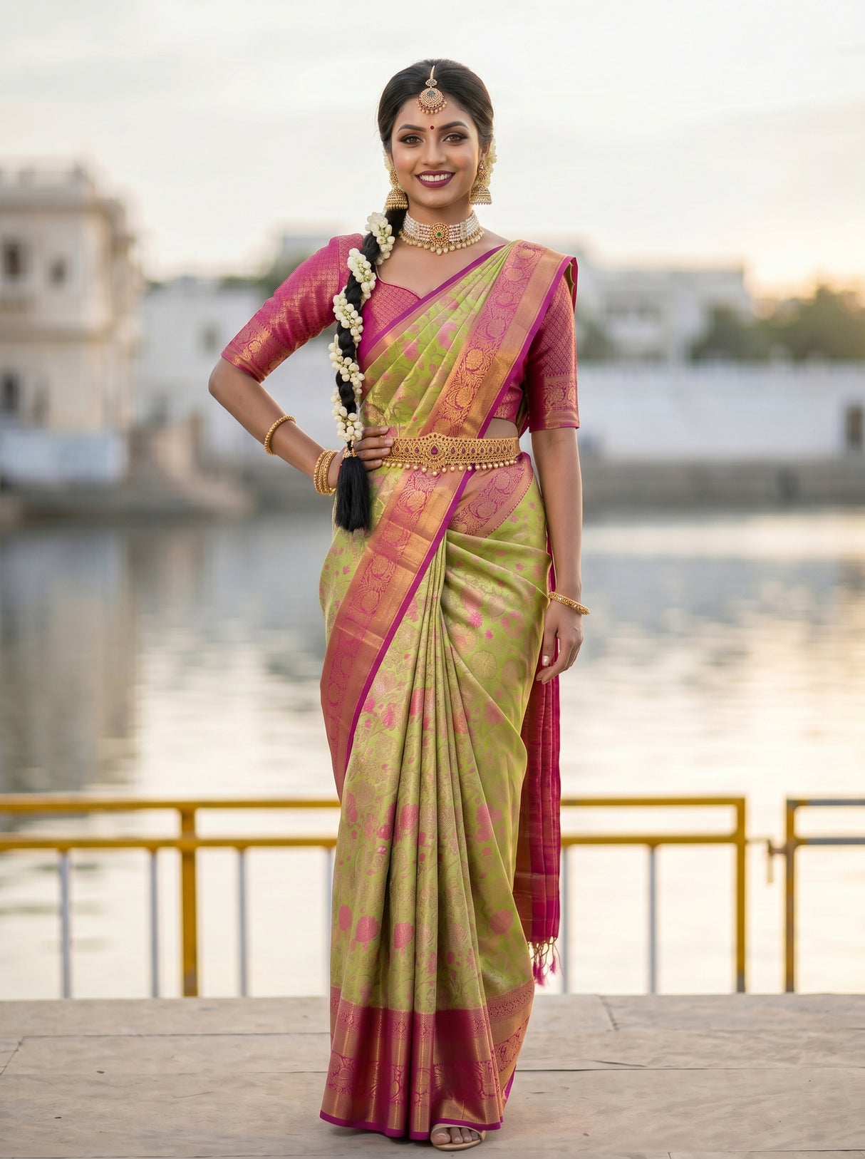 MIMOSA Saree Saree — pose 4 styling detail