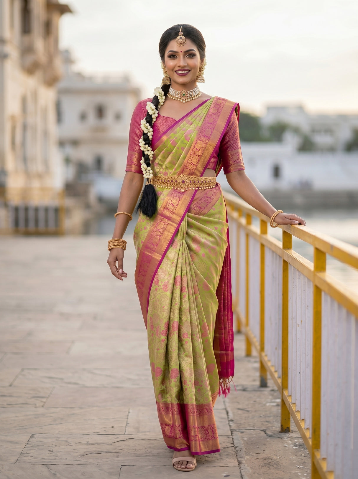 MIMOSA Saree Saree — pose 6 styling detail