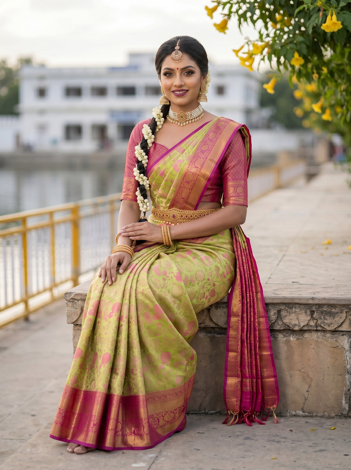 MIMOSA Saree Saree — pose 8 styling detail