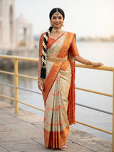 MIMOSA Saree Saree — front view on mannequin
