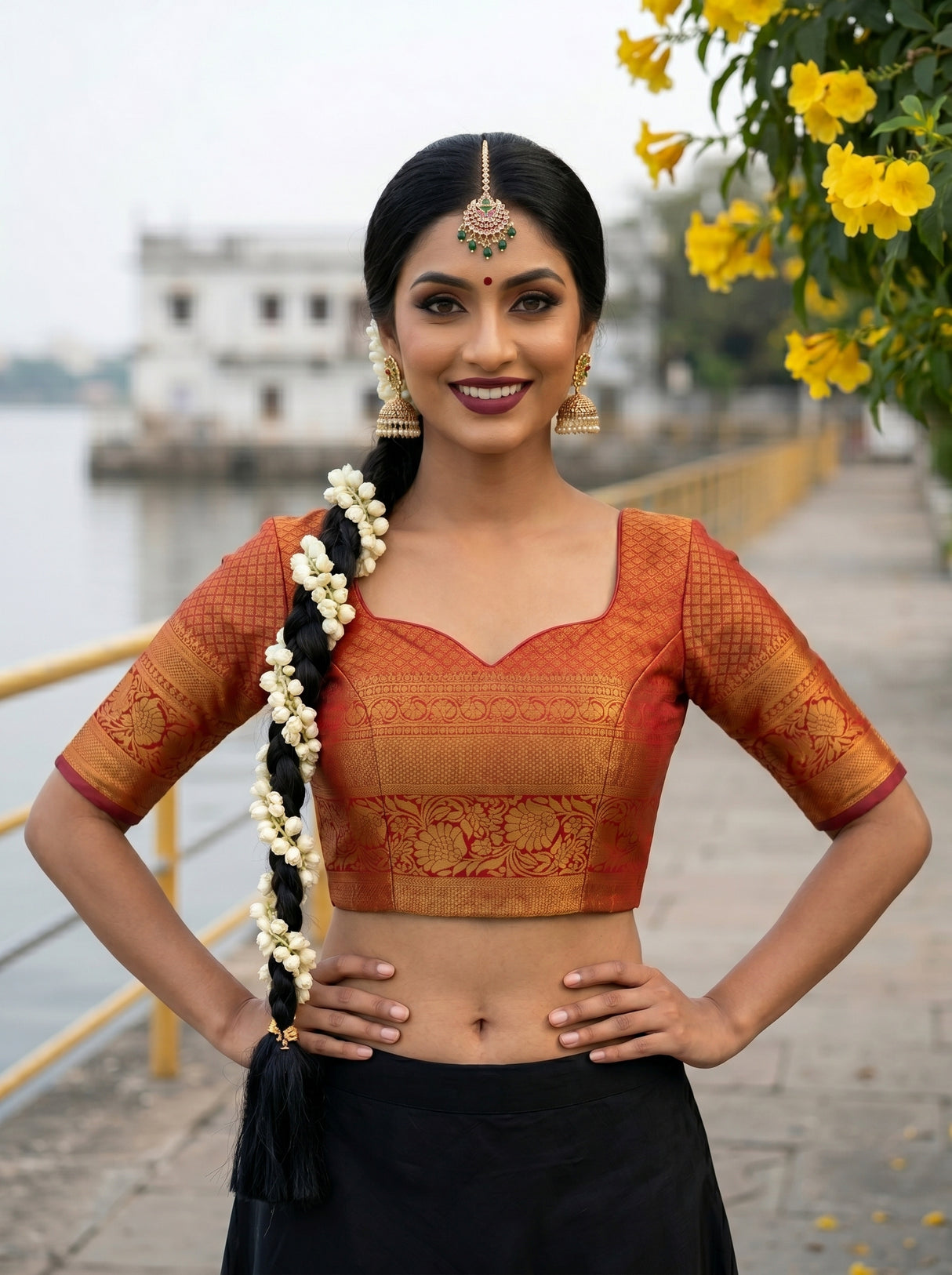 MIMOSA Saree Saree — blouse close-up