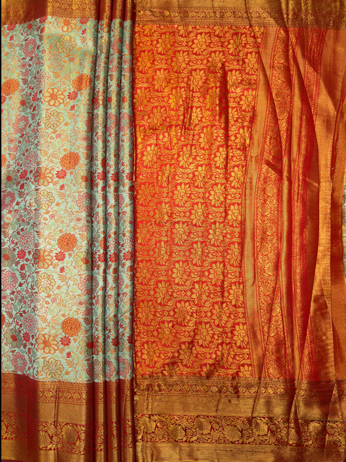 MIMOSA Saree Saree — pallu and zari work detail