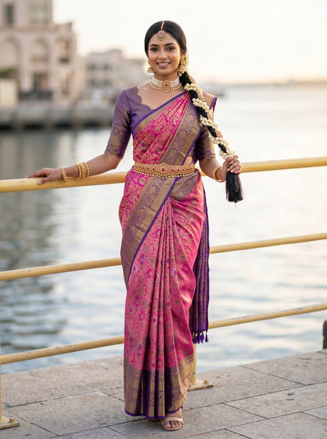 MIMOSA Saree Saree — front view on mannequin